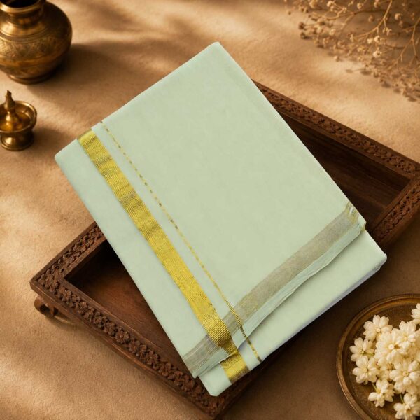 Handloom Gold Zari Dhoti