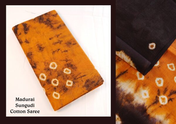 Madurai Sungudi Cotton Saree