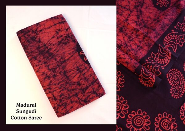 Madurai Sungudi Cotton Saree
