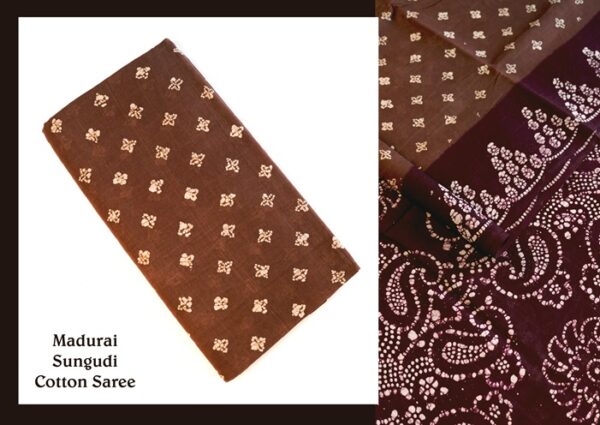 Madurai Sungudi Cotton Saree